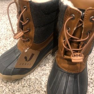 Kids Fleece lined snow duck boots